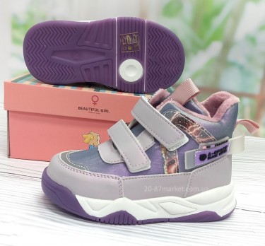 Ботиночки для девочки, застёжка на липучках