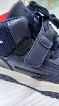 Кросівки хайтопи на липучках, для хлопчика р.32-37 арт.33603 Apawwa синій