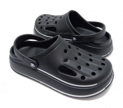 Сабо мужские, чёрного цвета