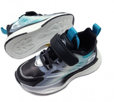 Лёгкие кроссовки, чёрные, для мальчиков