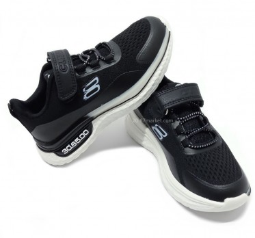 Кроссовки сетка, чёрные, для мальчиков