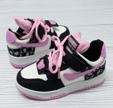 Белые кроссовки для девочек, застёжка на липучке