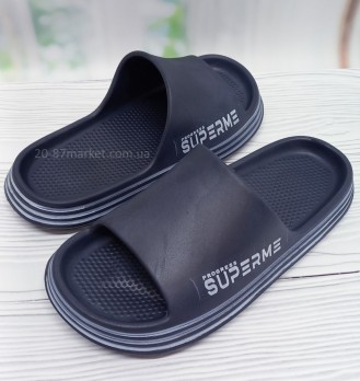 Мужские шлёпанцы, синие