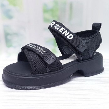 Стильные спортивные босоножки для девочки