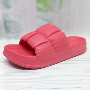 шлёпанцы женские корралового цвета