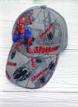 Детская бейсболка, лето, для мальчика, принт: человек паук