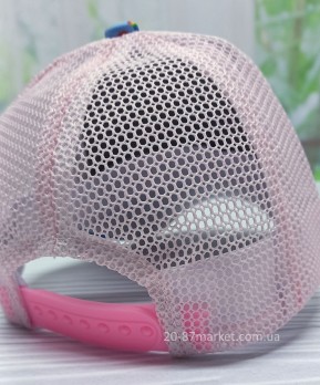 Бейсболка детская, для девочки, принт: стич