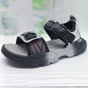 Босоніжки для дівчинки р.32-37, арт.34240 Tom.m сріблясті