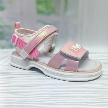 Детские босоножки для девочки, розовые