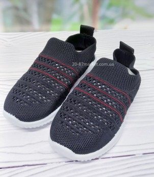 Чёрные детские кроссовки сетка, Блюрама, чёрного цвета